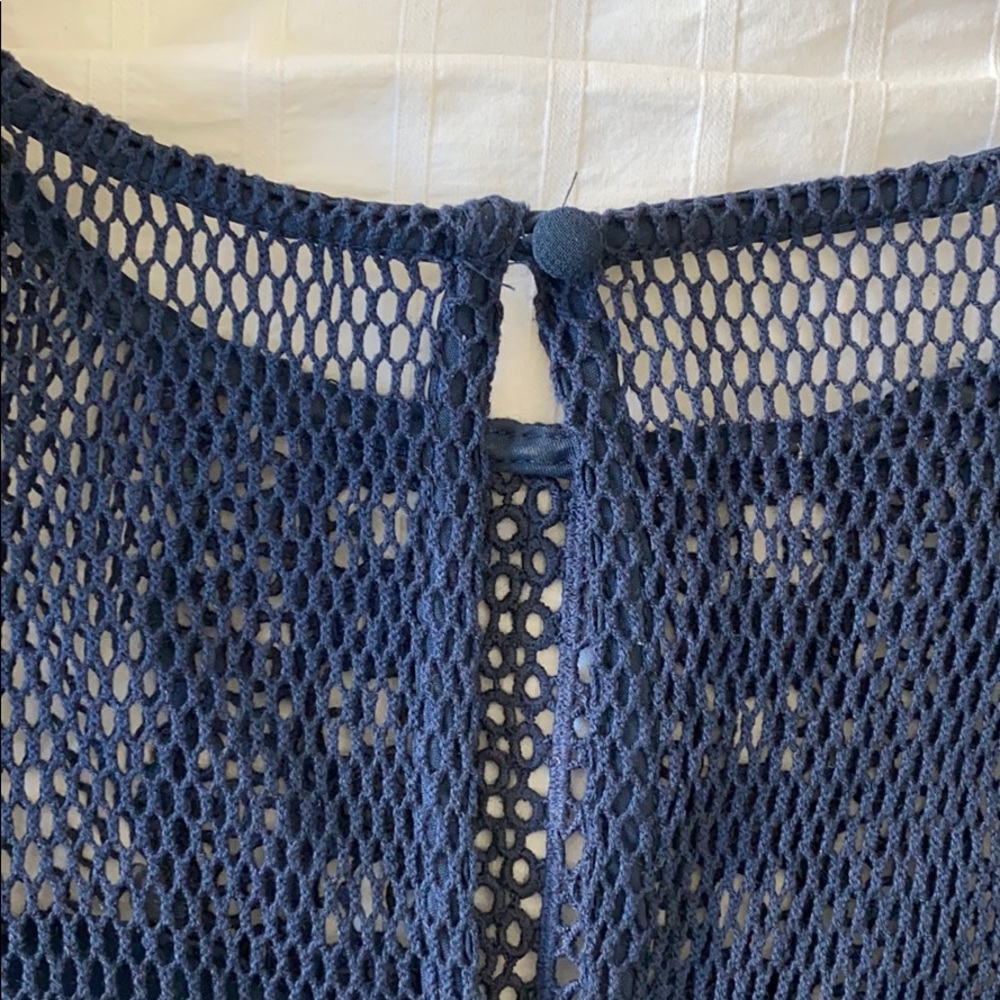 MODCLOTH Navy Crochet Detail Dress - Picture 6 of 9